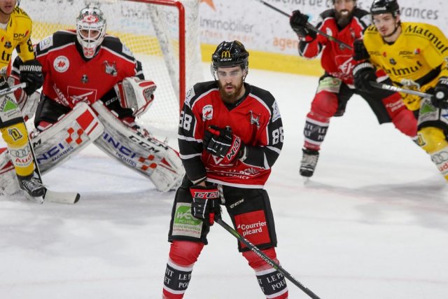 Photo hockey match Amiens  - Rouen le 19/01/2018