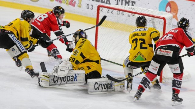 Photo hockey match Amiens  - Rouen le 19/01/2018