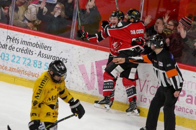 Photo hockey match Amiens  - Rouen le 19/01/2018
