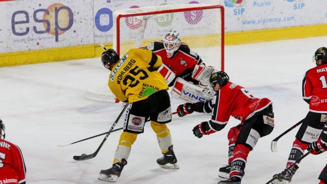 Photo hockey match Amiens  - Rouen le 19/01/2018