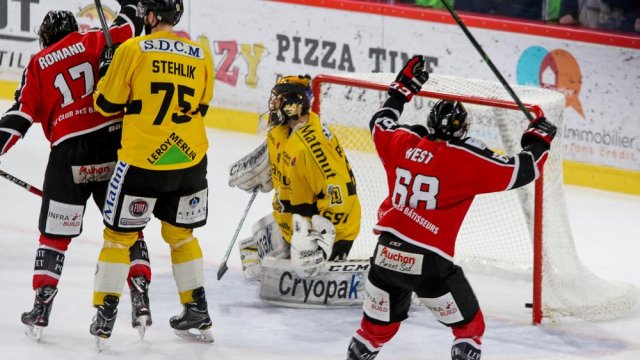 Photo hockey match Amiens  - Rouen le 19/01/2018