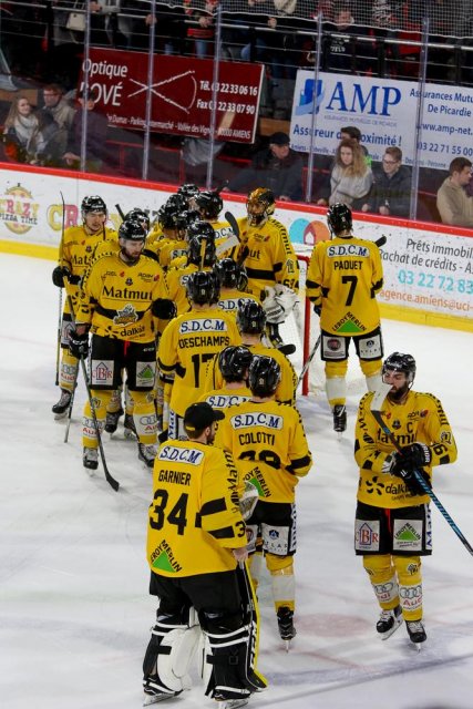 Photo hockey match Amiens  - Rouen le 19/01/2018