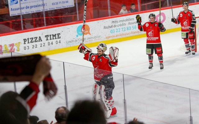 Photo hockey match Amiens  - Angers  le 23/01/2018