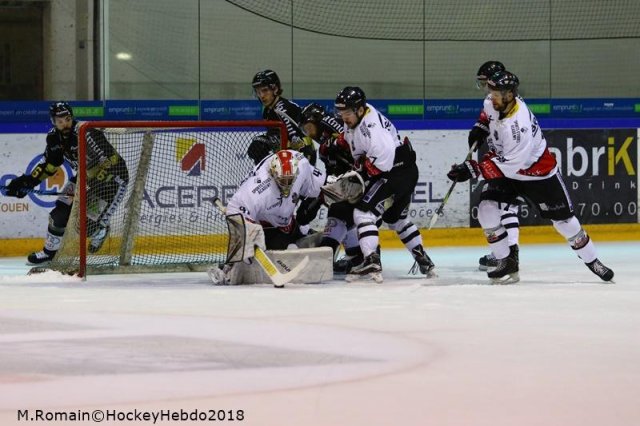 Photo hockey match Rouen - Nice le 26/01/2018