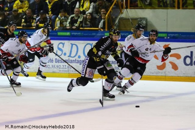 Photo hockey match Rouen - Nice le 26/01/2018