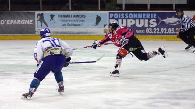 Photo hockey match Amiens  - Dijon  le 28/02/2009