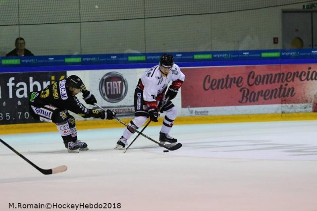 Photo hockey match Rouen - Nice le 26/01/2018