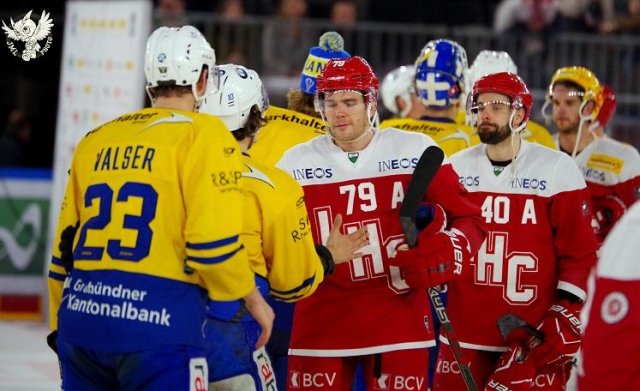 Photo hockey match Lausanne - Davos le 27/01/2018