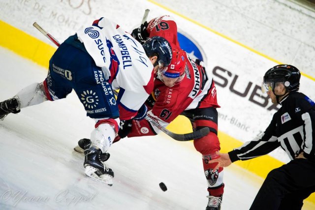 Photo hockey match Chamonix  - Angers  le 30/01/2018