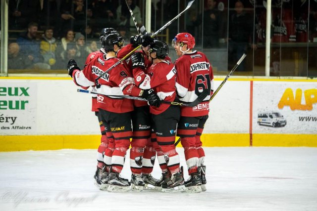 Photo hockey match Chamonix  - Angers  le 30/01/2018