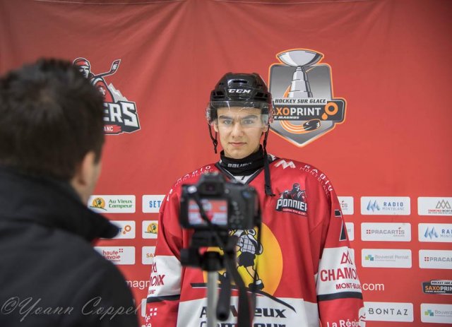 Photo hockey match Chamonix  - Angers  le 30/01/2018