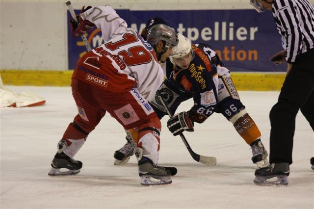 Photo hockey match Montpellier  - Annecy le 28/02/2009