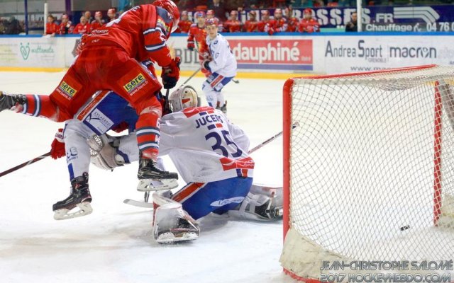 Photo hockey match Grenoble  - Lyon le 04/02/2018