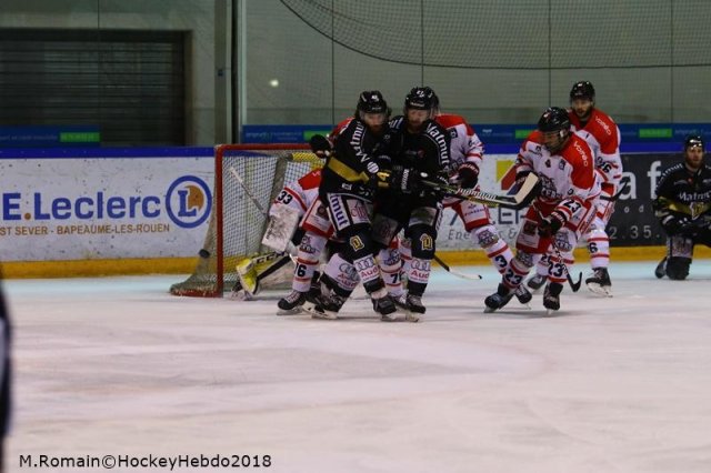 Photo hockey match Rouen - Bordeaux le 09/02/2018