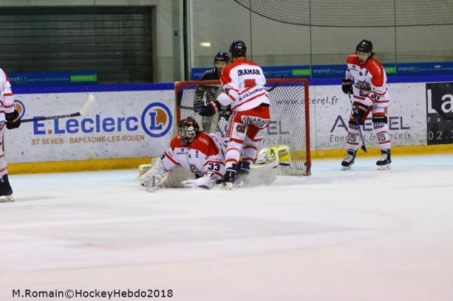 Photo hockey match Rouen - Bordeaux le 09/02/2018