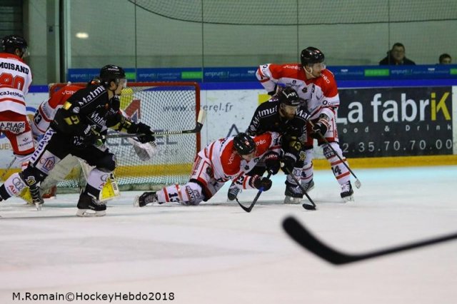 Photo hockey match Rouen - Bordeaux le 09/02/2018
