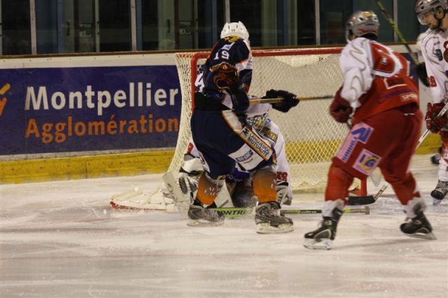 Photo hockey match Montpellier  - Annecy le 28/02/2009