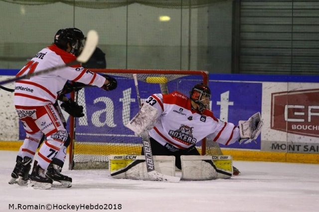 Photo hockey match Rouen - Bordeaux le 09/02/2018