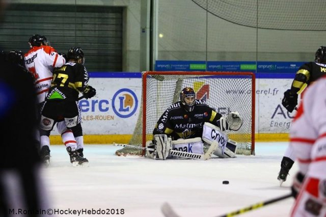 Photo hockey match Rouen - Bordeaux le 09/02/2018