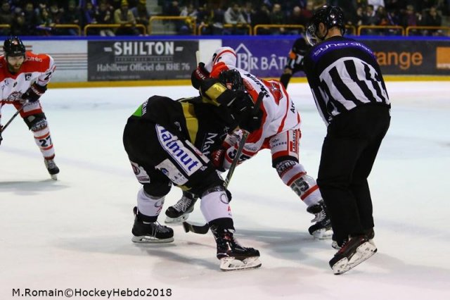 Photo hockey match Rouen - Bordeaux le 09/02/2018