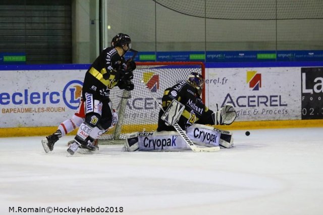 Photo hockey match Rouen - Bordeaux le 09/02/2018