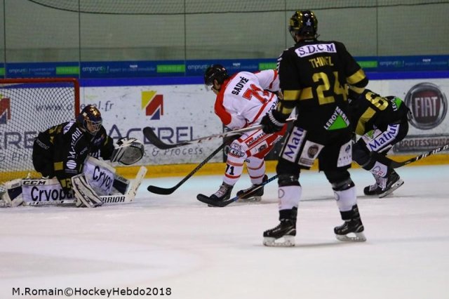 Photo hockey match Rouen - Bordeaux le 09/02/2018