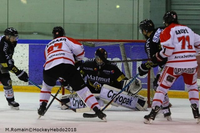 Photo hockey match Rouen - Bordeaux le 09/02/2018