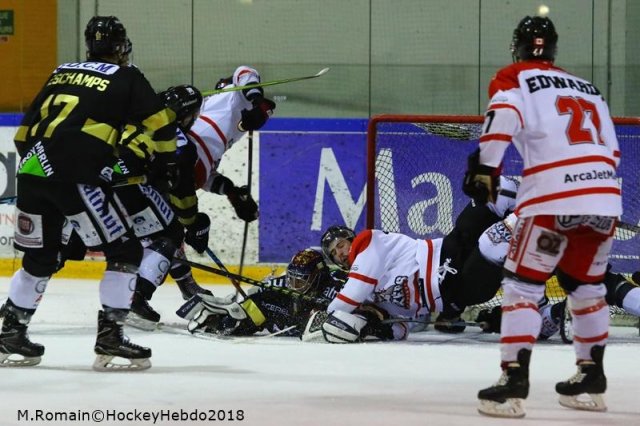 Photo hockey match Rouen - Bordeaux le 09/02/2018