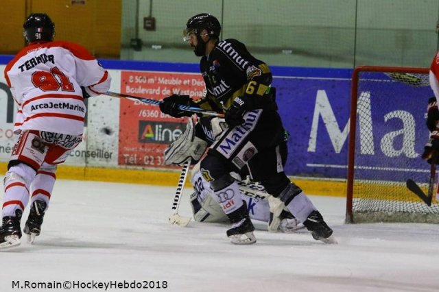 Photo hockey match Rouen - Bordeaux le 09/02/2018