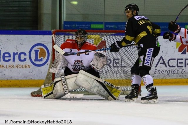 Photo hockey match Rouen - Bordeaux le 09/02/2018