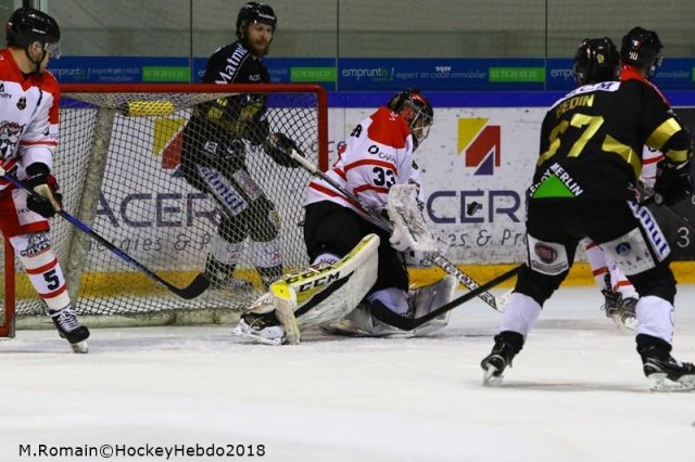 Photo hockey match Rouen - Bordeaux le 09/02/2018