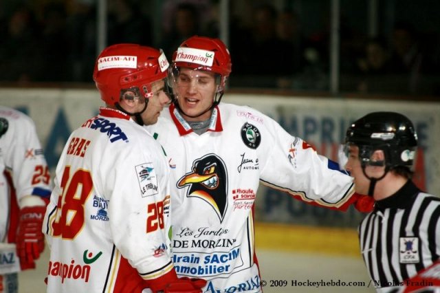 Photo hockey match Briançon  - Morzine-Avoriaz le 03/03/2009