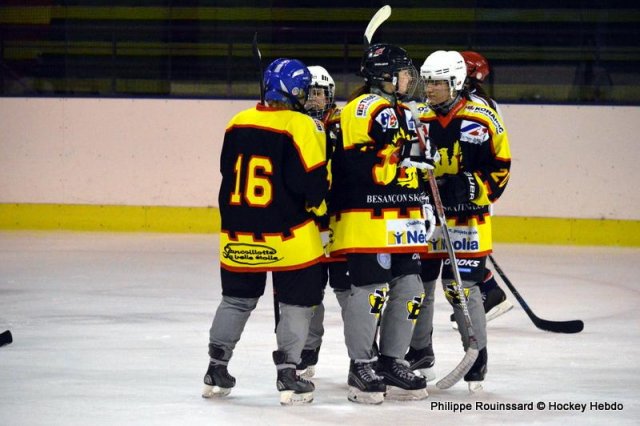 Photo hockey reportage Fem Elite : Besançon éteint les Brûleuses