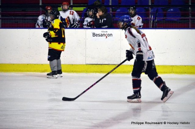 Photo hockey reportage Fem Elite : Besançon éteint les Brûleuses
