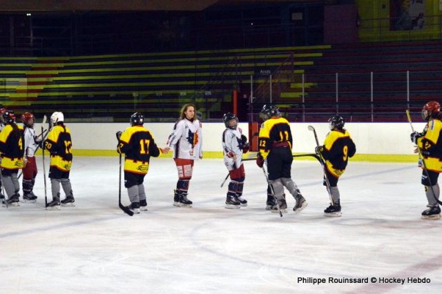 Photo hockey reportage Fem Elite : Besançon éteint les Brûleuses
