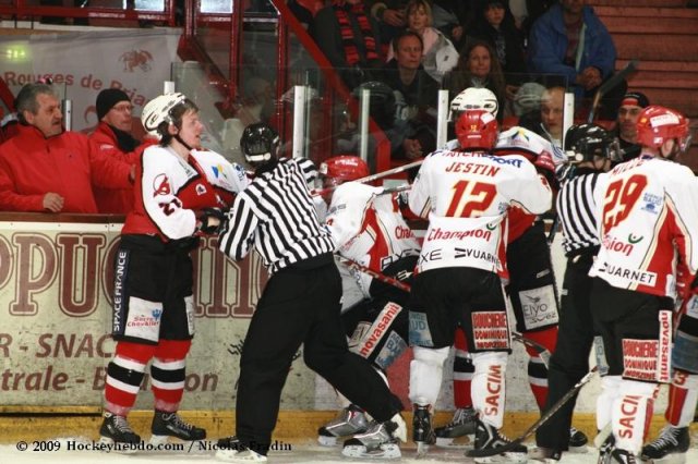 Photo hockey match Briançon  - Morzine-Avoriaz le 03/03/2009
