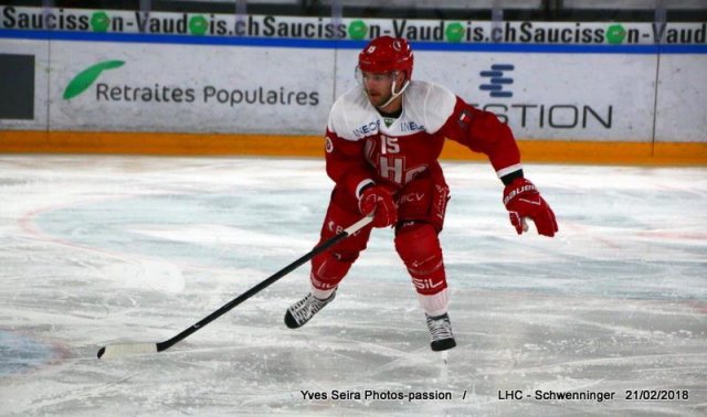 Photo hockey match Lausanne - Schwenningen le 21/02/2018