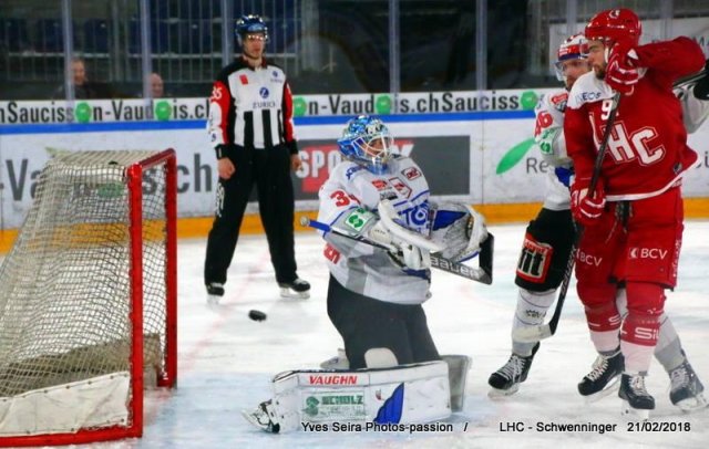 Photo hockey match Lausanne - Schwenningen le 21/02/2018