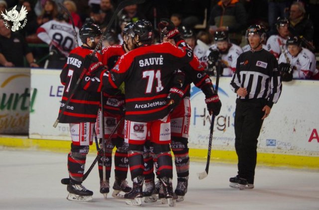 Photo hockey match Bordeaux - Chamonix  le 20/02/2018