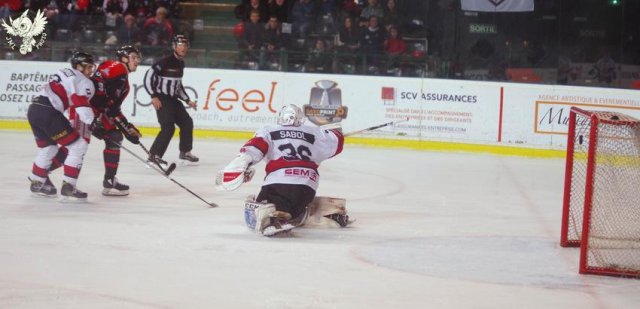 Photo hockey match Bordeaux - Chamonix  le 20/02/2018