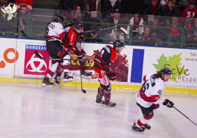 Photo hockey match Bordeaux - Chamonix  le 20/02/2018