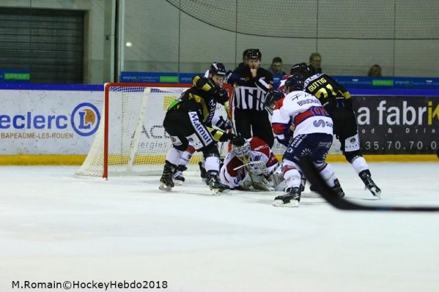 Photo hockey match Rouen - Angers  le 23/02/2018