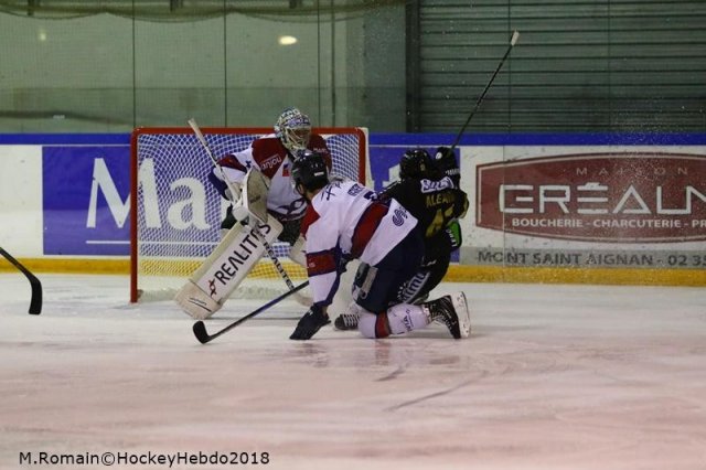 Photo hockey match Rouen - Angers  le 23/02/2018