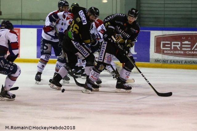 Photo hockey match Rouen - Angers  le 23/02/2018