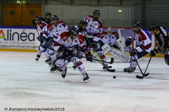 Photo hockey match Rouen - Angers  le 23/02/2018