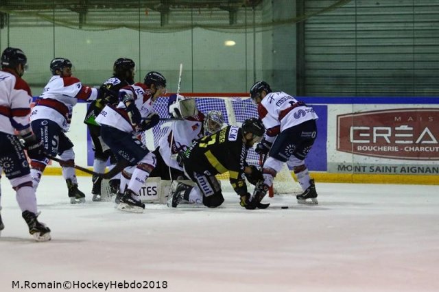 Photo hockey match Rouen - Angers  le 23/02/2018