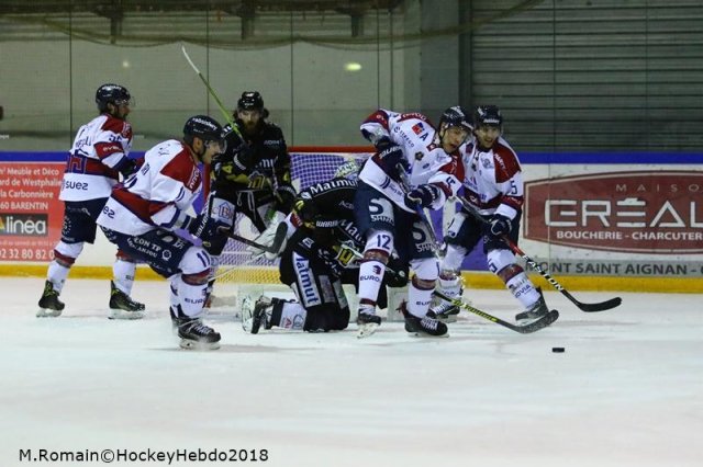 Photo hockey match Rouen - Angers  le 23/02/2018