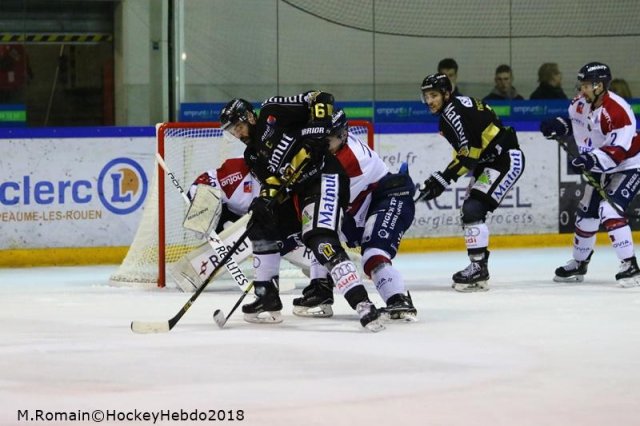 Photo hockey match Rouen - Angers  le 23/02/2018