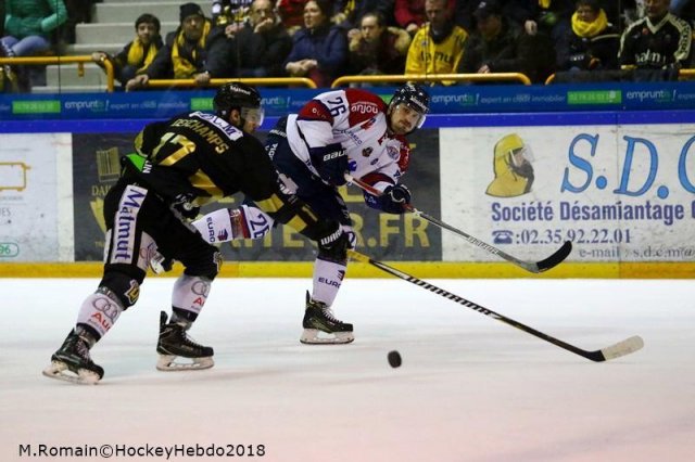 Photo hockey match Rouen - Angers  le 23/02/2018