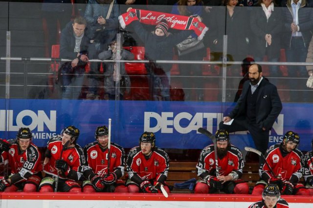 Photo hockey match Amiens  - Lyon le 23/02/2018